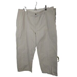 Columbia Men's 38X25 Khaki Tan Cargo Hiking Pants Casual Straight 100 Cotton